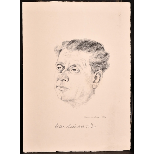 86 - Hermann Struck (1876-1944), three portrait prints, one etching and two lithographs, each signed in p... 