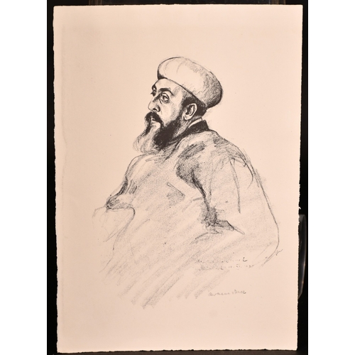 86 - Hermann Struck (1876-1944), three portrait prints, one etching and two lithographs, each signed in p... 