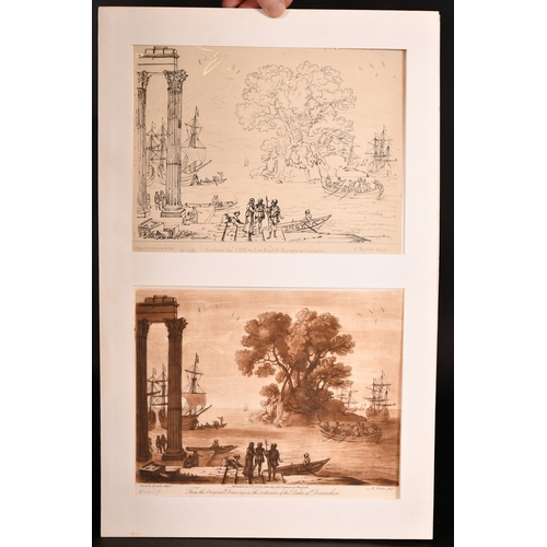 90 - Claude Le Lorrain, Early Proofs, a collection of eleven images, twenty-two works in total, each 8