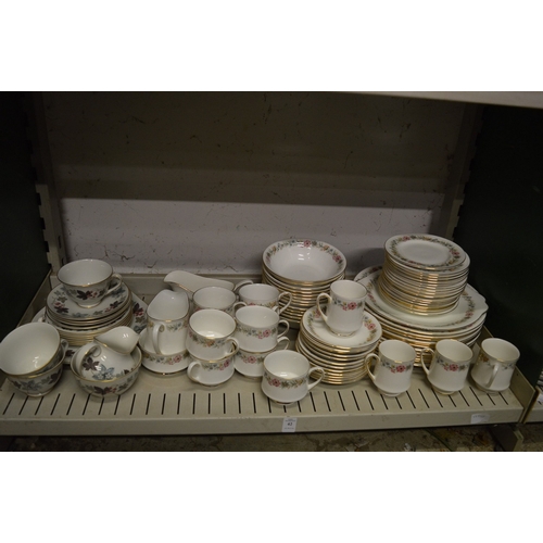 42 - A quantity of Paragon Belinda china and a small group of Royal Doulton Camelot tea ware.