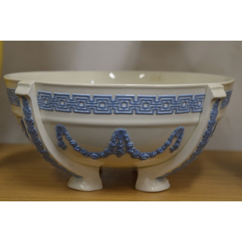 74 - A Wedgwood Black Basalt bowl and another Wedgwood bowl.