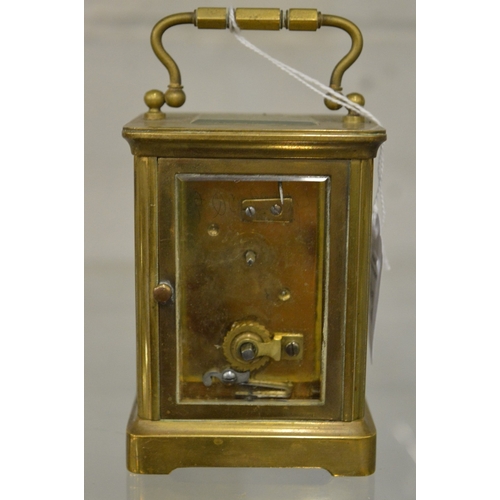 979A - A brass carriage clock (faults).