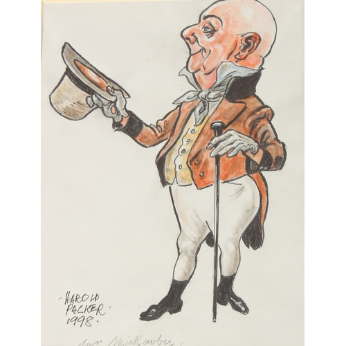 16 - Harold George Packer (1908-1999), two watercolour sketches of Dickens Characters, 10