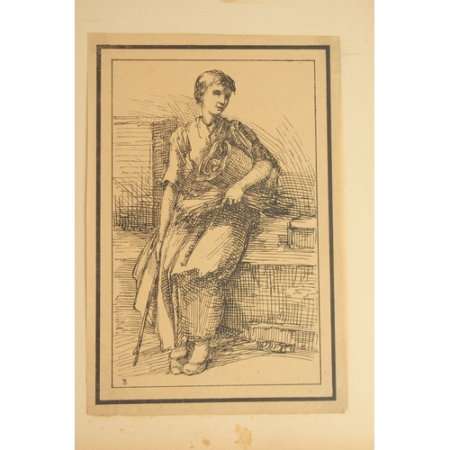 3 - Thomas Barker of Bath, a group of 6 pen lithos of figural subjects, early 19th century, each 9.5