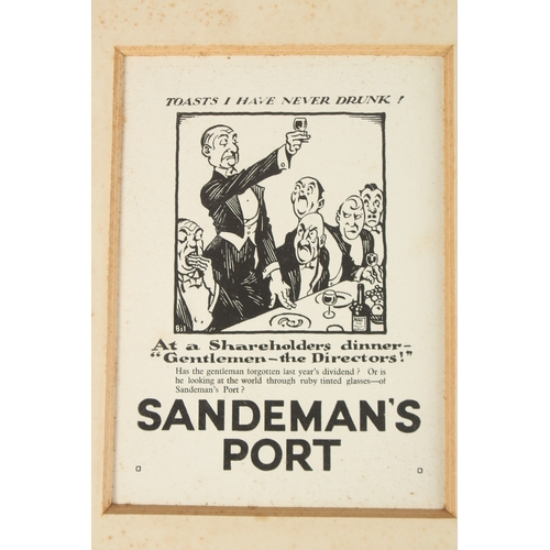 49 - TOASTS I HAVE NEVER DRUNK. SANDEMAN'S PORT (4).