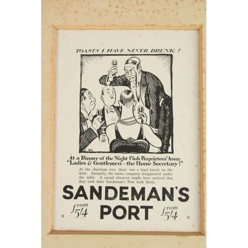 49 - TOASTS I HAVE NEVER DRUNK. SANDEMAN'S PORT (4).