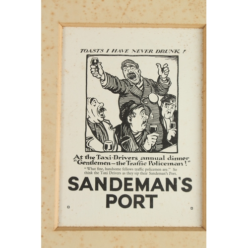 49 - TOASTS I HAVE NEVER DRUNK. SANDEMAN'S PORT (4).