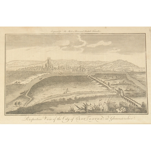 80 - A COPPER ENGRAVING PERSPECTIVE VIEW OF THE CITY OF GLOUCESTER.