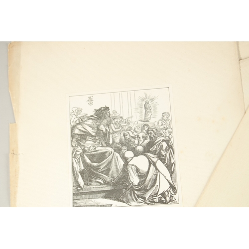 89 - A collection of ten Pre-Raphaelite wood engravings on India paper, unframed. (AF) (10).