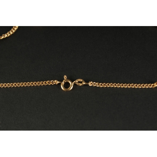 1012 - CERTIFICATED STYLISH 9CT YELLOW GOLD CROSS set with RBC diamonds on a 9ct yellow gold chain, boxed. ... 