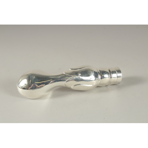 1127 - A SILVER-PLATED PENGUIN ICE CREAM SCOOP.