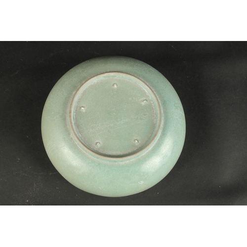 622 - A CHINESE RU WARE PETAL RIM BOWL. 20cms diameter.