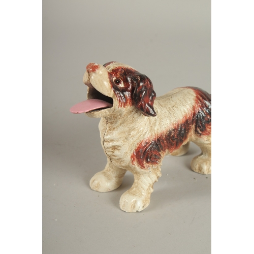 767 - A CAST IRON DOG.