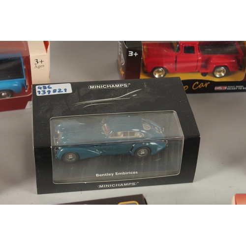 807 - HORNBY Aston Martin DBS 007 and six other classic cars (7).