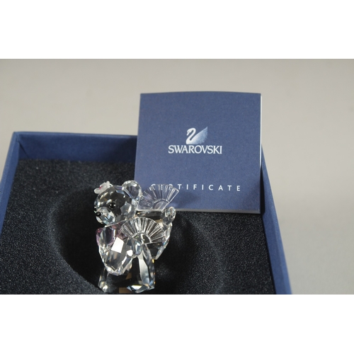 848 - A SWAROVSKI CRYSTAL BEAR, boxed.