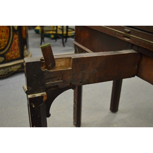 272 - A good Chippendale period mahogany rectangular fold-over combination tea and card table.