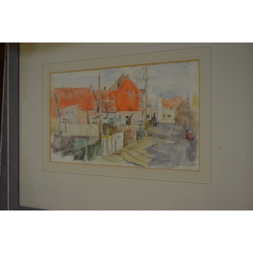 442 - George Weissbort, a collection of watercolours and drawings etc., framed and glazed.