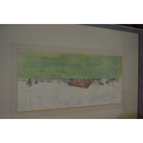 442 - George Weissbort, a collection of watercolours and drawings etc., framed and glazed.