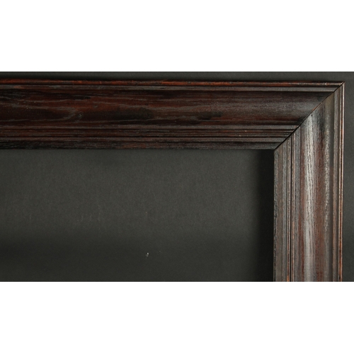 15 - A WOOD VENEER PICTURE FRAME Rebate size 25ins x 30ins