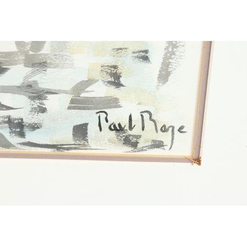 252 - PAUL MAZE (1887-1979) FRENCH. The metal bridge over the river with steamship. Signed. Watercolour. 1... 