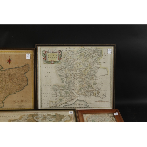 54 - A COLLECTION OF ANTIQUE MAPS (5). Largest: 20