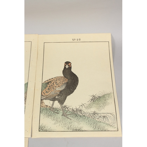 57 - KEINEN IMAO (1845-1924), MASAHARU INOUE (act. early 20th century): BIRDS AND FLOWERS; four original ... 