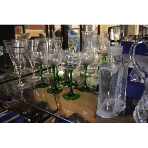 141 - Decorative and household glassware.