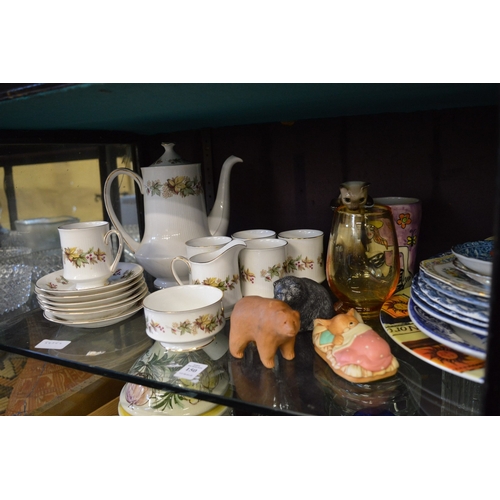 150 - Decorative and household china to include Aynsley Edwardian Kitchen Garden china.