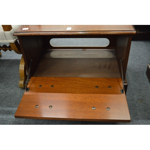 224 - A mahogany TV stand.