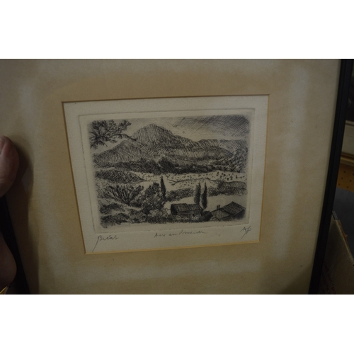 378 - A collection of engravings, prints, watercolours etc.