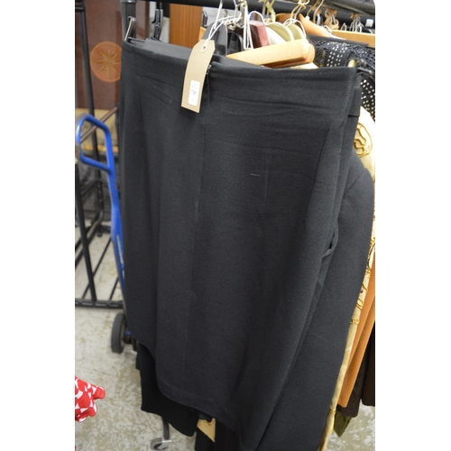 788 - Various ladies black coloured garments.