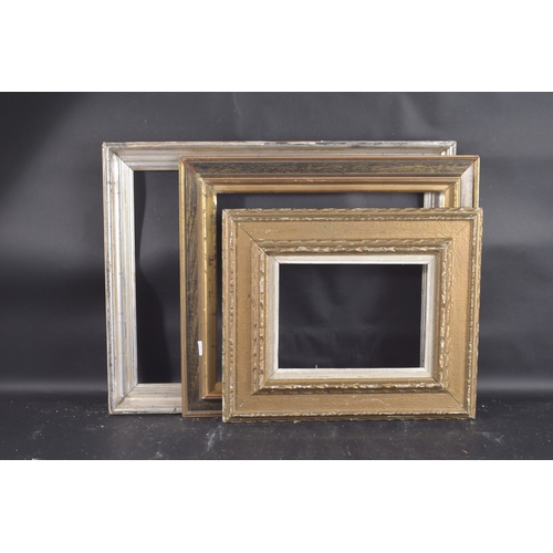 12 - THREE VARIOUS PICTURE FRAMES Rebate size 17ins x 20ins , 10ins x 13ins & 19.5ins x 25.5ins