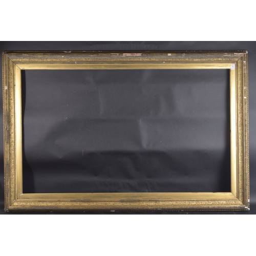 16 - A GILTWOOD PICTURE FRAME Rebate size 30ins x 50ins.