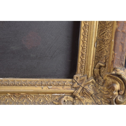 162 - 18TH CENTURY SCHOOL. Interior scene of a seated woman and clerk at a desk, oil on board. 20.5