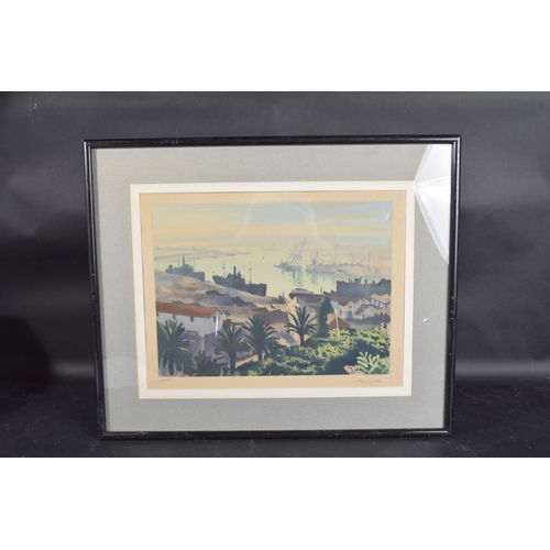 32 - ALBERT MARQUET (FRENCH 1975-1947) Port of Alger, lithograph in colours, stamped signature, 184 / 200... 