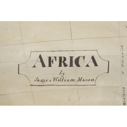 59 - JAMES WILLIAM MASON Map of Africa, 19.25