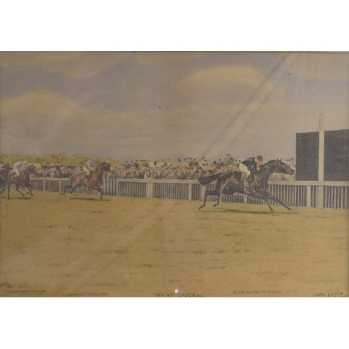 81 - ISAAC CULLIN (1881-1947) The finishing posts at The Oaks 1903, the Oaks 1913 and the St Leger 1914, ... 