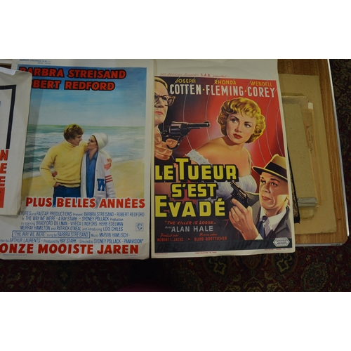 27 - FILM POSTERS, 3 small Belgian posters, unframed (3).