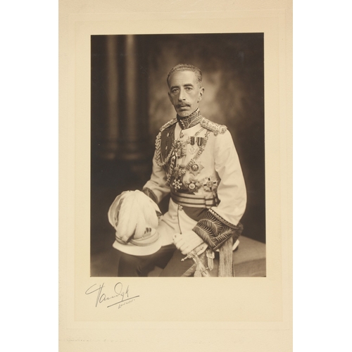 222 - CARL VANDYK (1851-1931), SIGNED PHOTOGRAPH OF KING FAISAL I BIN AL-HUSSEIN OF IRAQ (1885-1933): the ... 