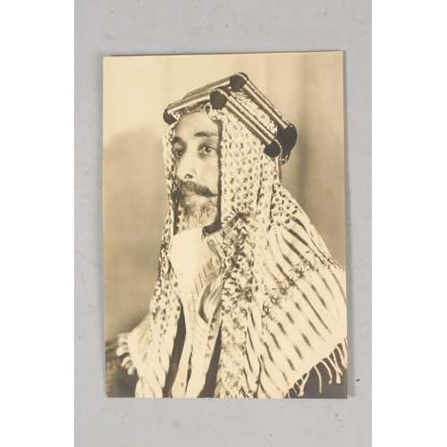 223 - PHOTOGRAPH OF KING FAISAL I BIN AL-HUSSEIN OF IRAQ (1885-1933): the first king of modern Iraq, stamp... 