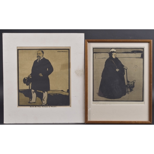 1 - WILLIAM NICHOLSON (1872-1949) Queen Victoria, Lithograph, inscribed, signed and dated 1915, framed, ... 