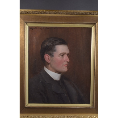 148 - CHARLES GOLDSBOROUGH ANDERSON (1865-1936) Portrait of a Vicar, oil on canvas, signed top left 21.5