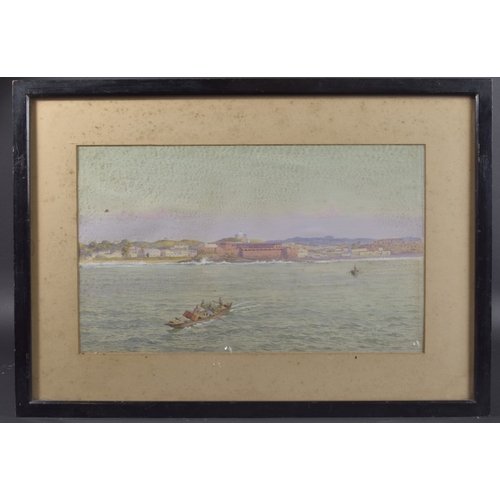 52 - ROBERT HOLLAND WALKER (1882-1920) 'Cape Coast Castle' Ghana, West Africa, watercolour, signed and da... 