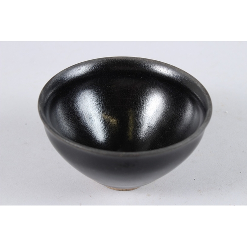 178 - A CHINESE HARE'S-FUR BOWL. 12.5cms diameter.