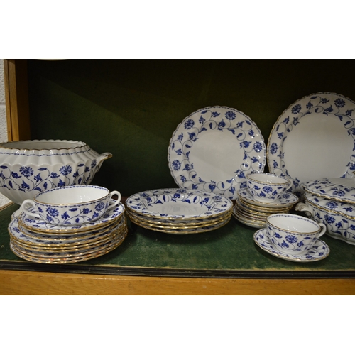 A quantity of Spode Blue Colonel dinnerware.