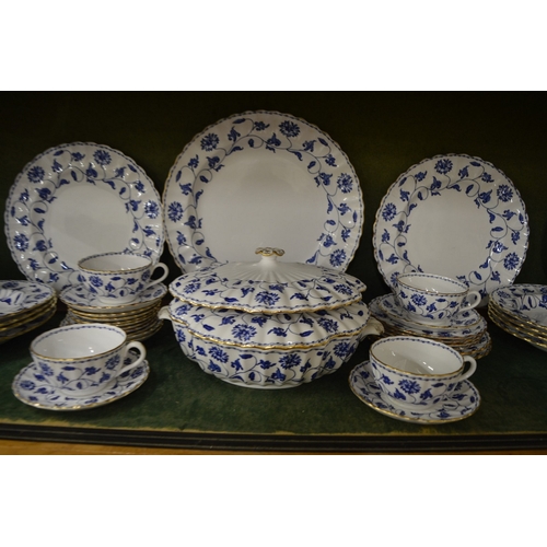 A quantity of Spode Blue Colonel dinnerware.