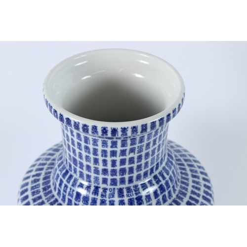 117 - A CHINESE BLUE AND WHITE 