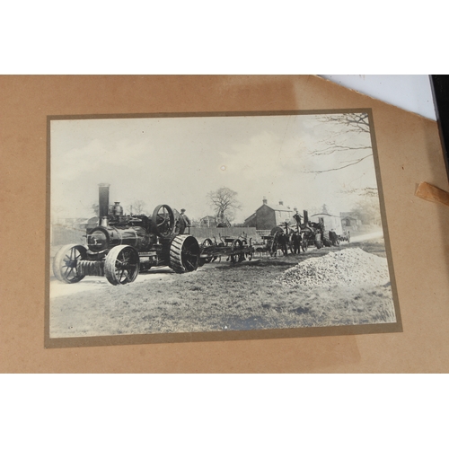 A COLLECTION OF TRACTION ENGINE SIGNS, BADGES, PHOTOGRAPHS and related ...