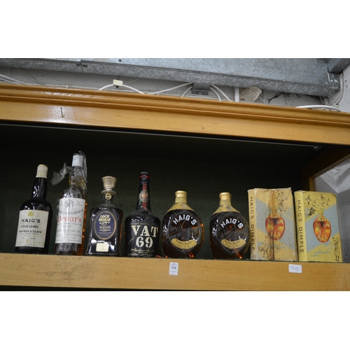 550 - Vintage whisky to include Haig's Gold Label 70% proof, Dewar's 70% proof, Loch Morar aged 30 years, ... 