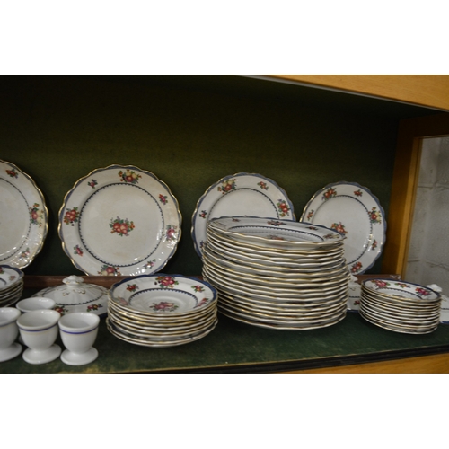 551 - A comprehensive Booths fruit decorated dinnerware.